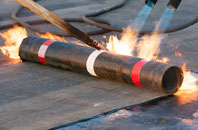 Crank flat roof sealing